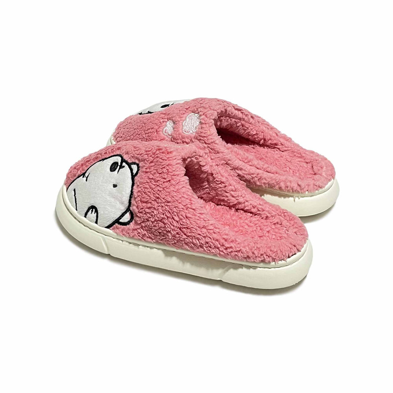 دمپایی حوله ای زنانه مدل عروسکی کد RS-GPK-626