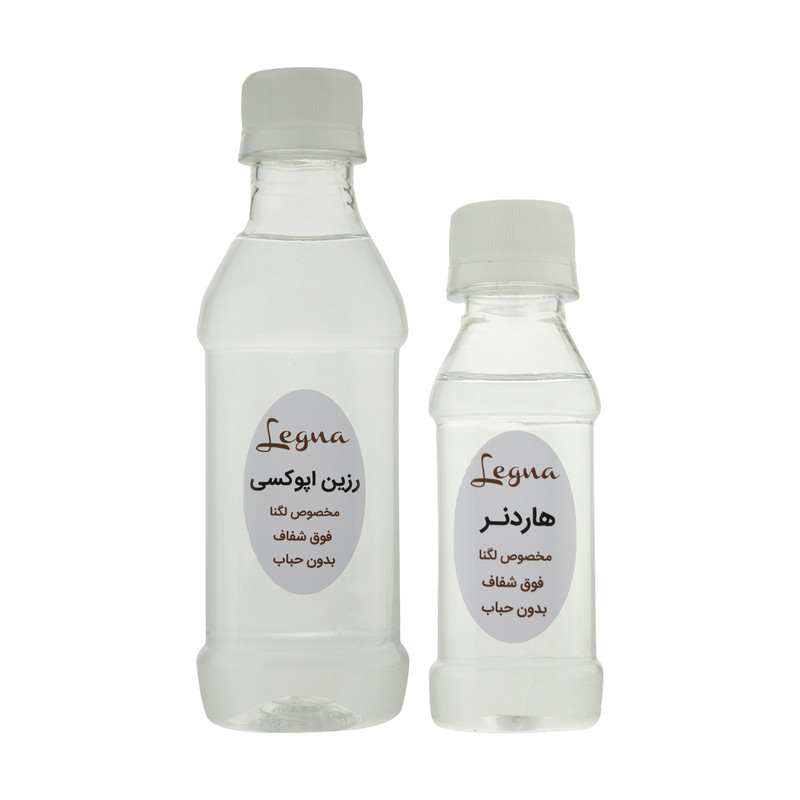 رزین اپوکسی لگنا کد 3343398 حجم 375 میلی لیتر مجموعه 2 عددی