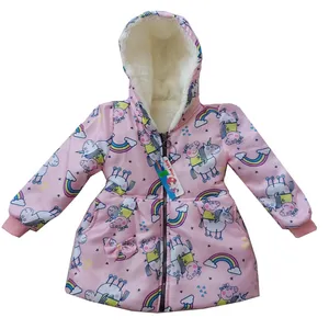 کاپشن دخترانه طرح عروسک