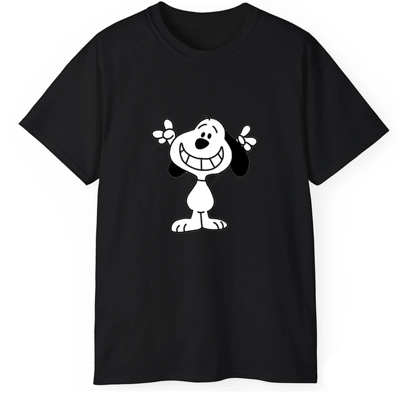 تی‌شرت آستین کوتاه مردانه پاد آفرین مدل اسنوپی شاد33