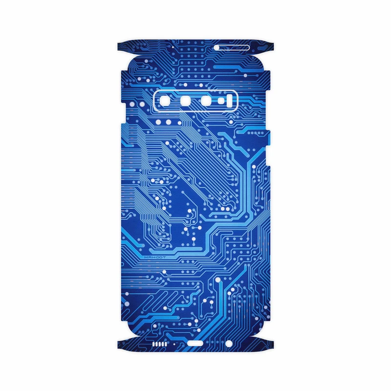 برچسب پوششی ماهوت مدل Blue Printed Circuit Board-FullSkin مناسب برای گوشی موبایل سامسونگ Galaxy S10