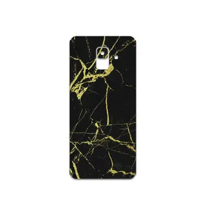 MAHOOT  Graphite-Gold-Marble Cover Sticker for SAmsung Galaxy A6 2018