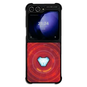 AKAM AMCWSGZFLIP5-IRON MAN7 Cover For Samsung Galaxy Z Flip 5