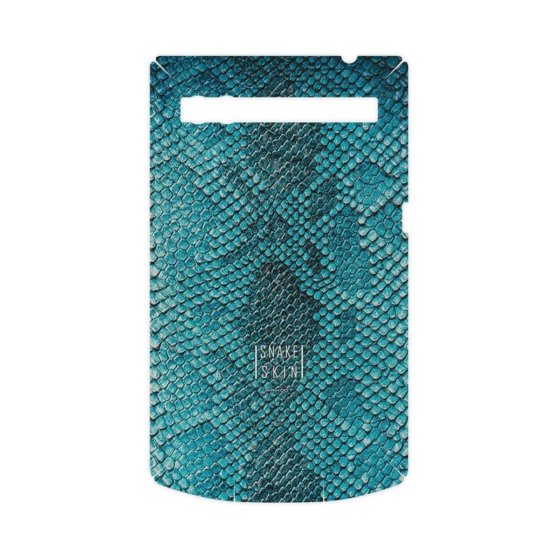 برچسب پوششی ماهوت مدل Blue Snake Skin-FullSkin مناسب برای گوشی موبایل بلک بری P9983