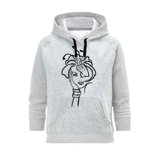 هودی زنانه مدل بانو کد B241 رنگ طوسی