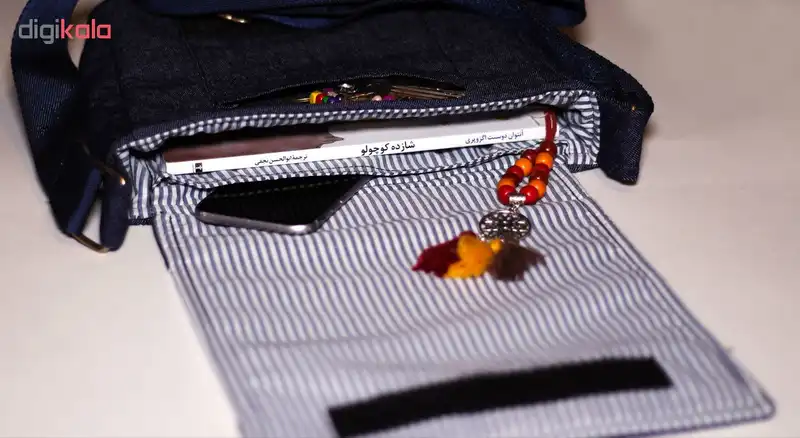 کیف رودوشی دخترانه گالری چی چاپ طرح راک