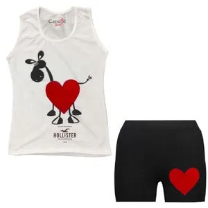 ست تاپ و شلوارک دخترانه کاندید اسپرت مدل 67