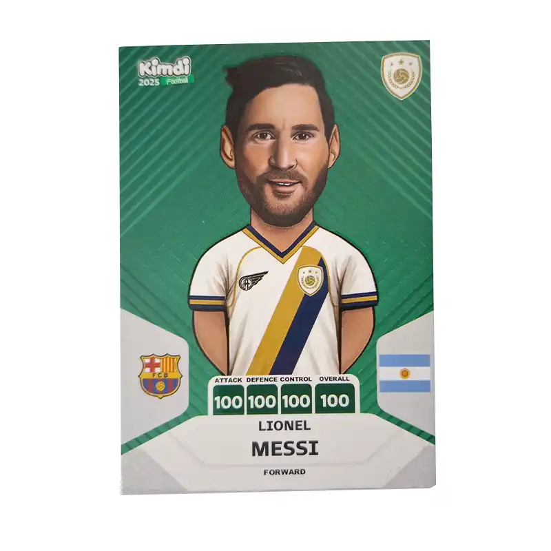 اسباب بازی شانسی کیمدی مدل کارت لیونل مسی توپ طلا 2025