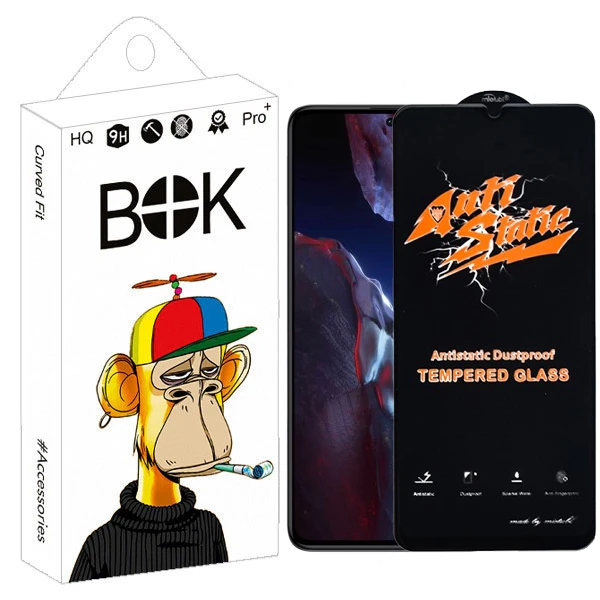 محافظ صفحه نمایش بوک مدل Antistatic Solvex مناسب برای گوشی موبایل شیائومی Poco f5 pro