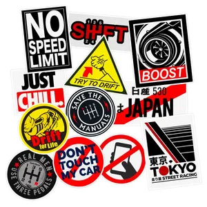 برچسب خودرو ماسا دیزاین طرح دریفتینگ کد CA003 مجموعه 12 عددی