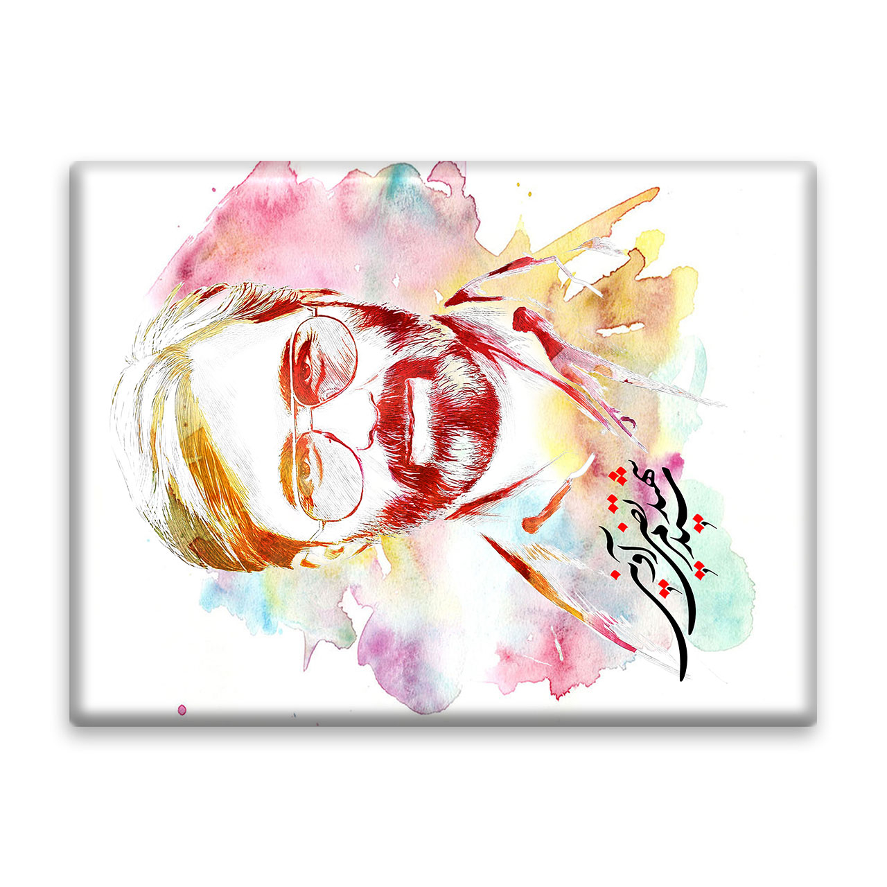 کاشی اطلس آبی  طرح شهید سید مرتضوی آوینی  مدل T5467