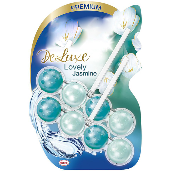 قرص بوگیر توالت فرنگی دی لوکس مدل Jasmine بسته 2 عددی