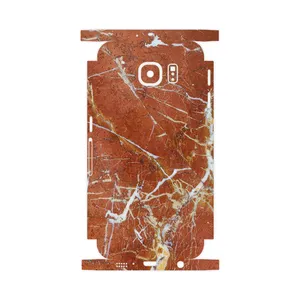 MAHOOT Red Marble-FullSkin Cover Sticker for Samsung Galaxy S6