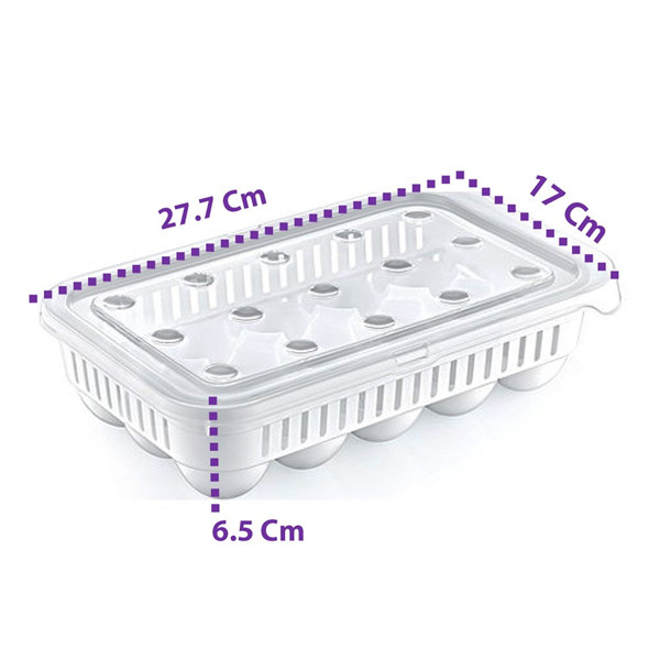ظرف نگهدارنده تخم مرغ هوبی لایف مدل E-02-1067