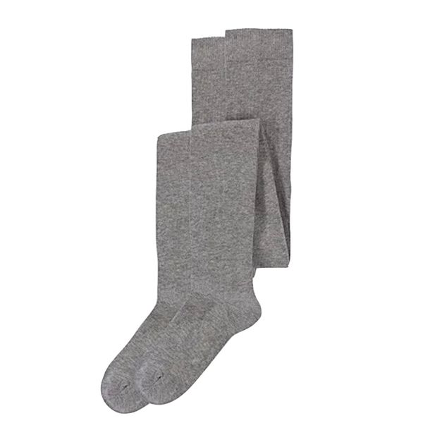 جوراب شلواری دخترانه الایو مدل لوپیل 2 رنگ طوسی