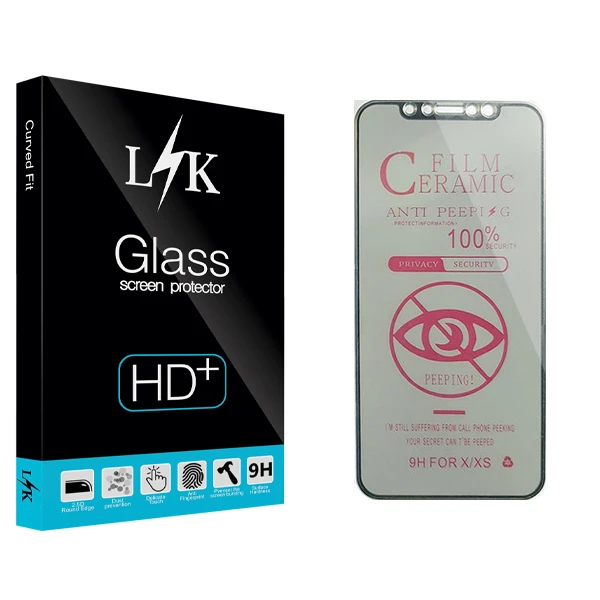 محافظ صفحه نمایش ال کی مدل +HD مناسب برای گوشی موبایل اپل iPhone XS