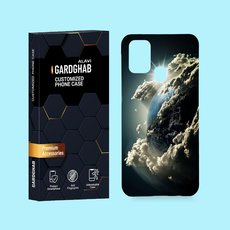 کاور گارد قاب علوی مدل کهکشان مناسب برای گوشی موبایل سامسونگ Galaxy M31