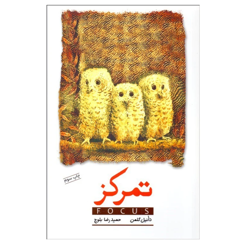 کتاب تمركز اثر دانیل گلمن انتشارات پندار تابان