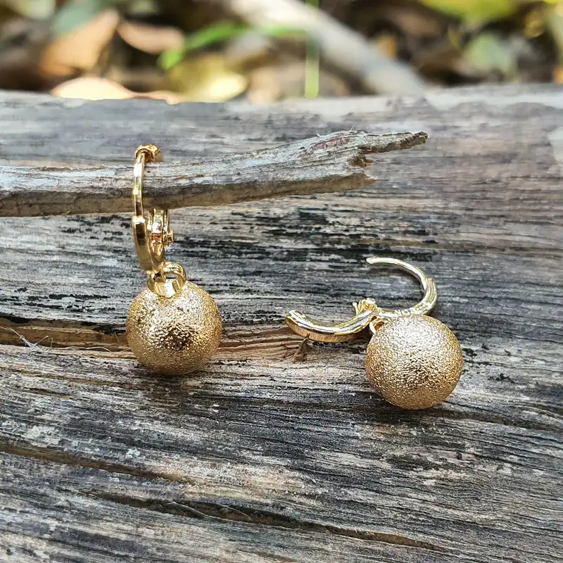 گوشواره زنانه ماصرم مدل توپی کد GO1451