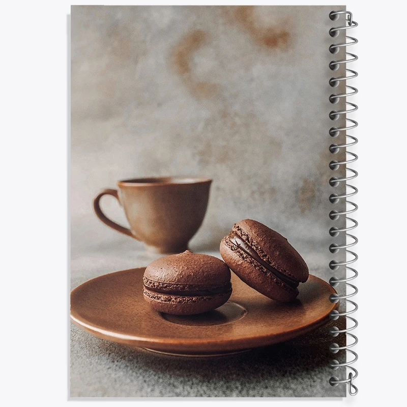 دفتر مشق 100 برگ خندالو طرح ماکارون کد F274