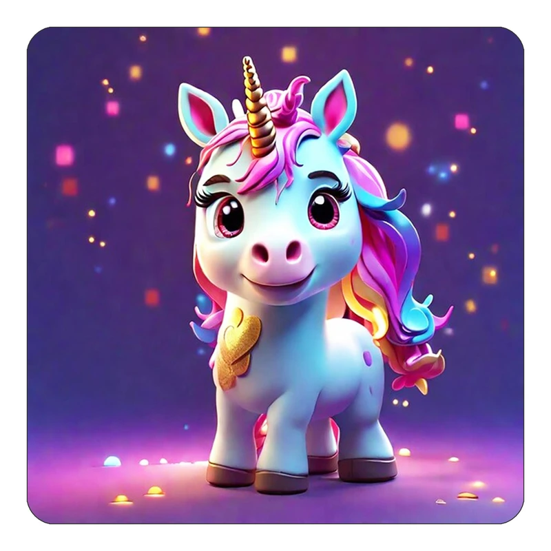 مگنت کاکتی طرح اسب تک شاخ و یونیکورن مدل mp30818