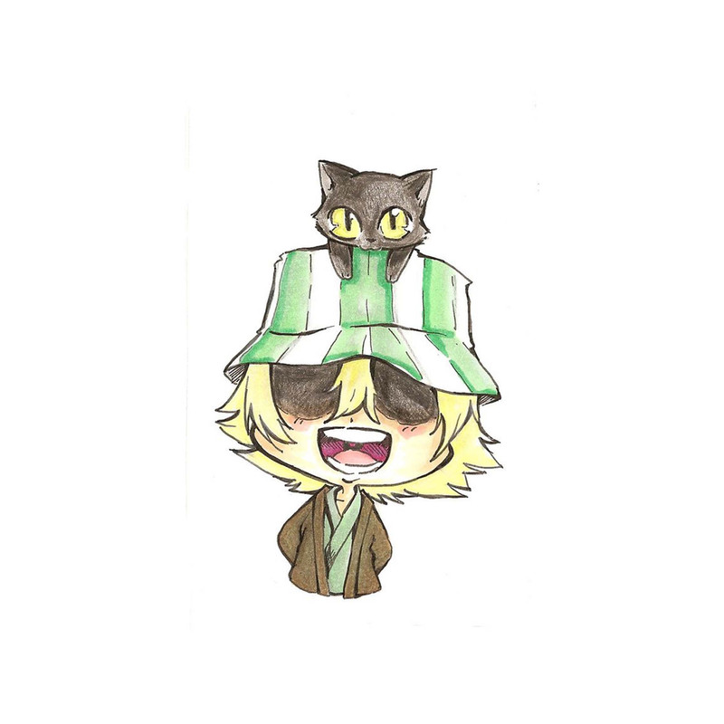 استیکر لپ تاپ و موبایل مدل انیمه طرح Bleach Kisuke Urahara کد 2895
