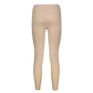 لگینگ زنانه مدل کمر پهن رنگ کرم