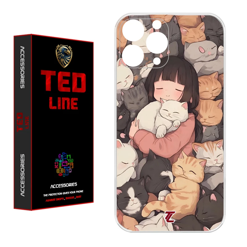 کاور تدلاین طرح گربه کد 1171 مناسب برای گوشی موبایل اپل Iphone 11 Pro