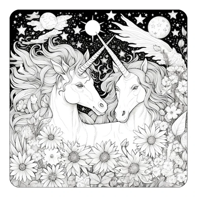 مگنت کاکتی طرح اسب تک شاخ و یونیکورن مدل mp32573