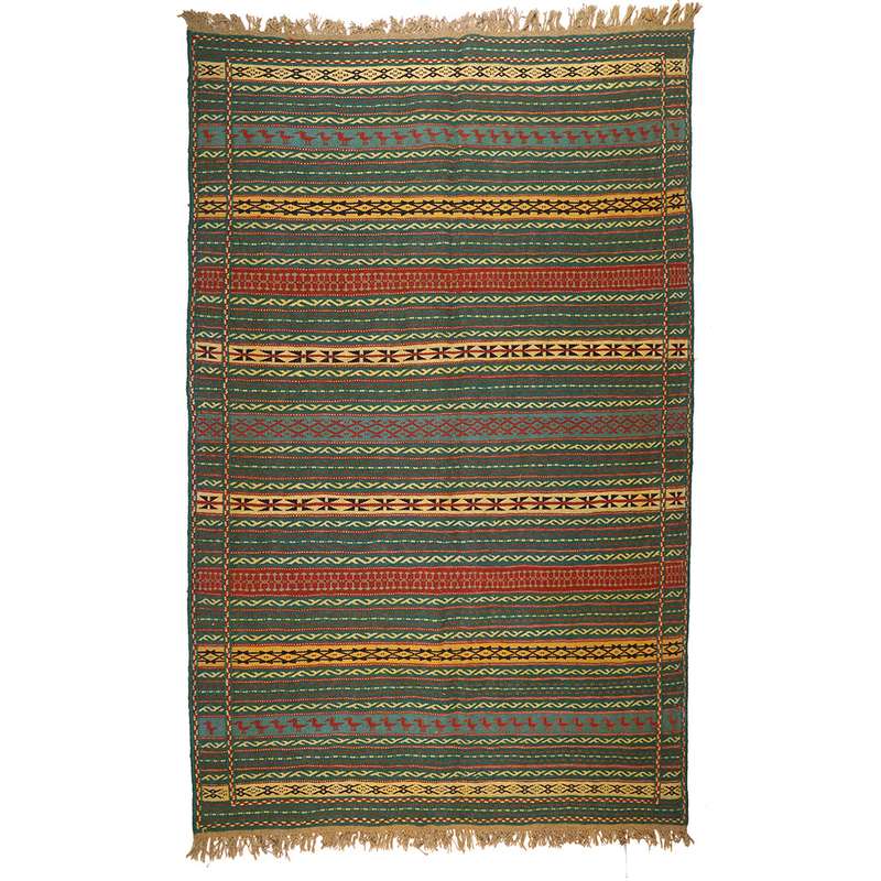 گلیم دستبافت دو و نیم متری مدل کلات کد 1409419