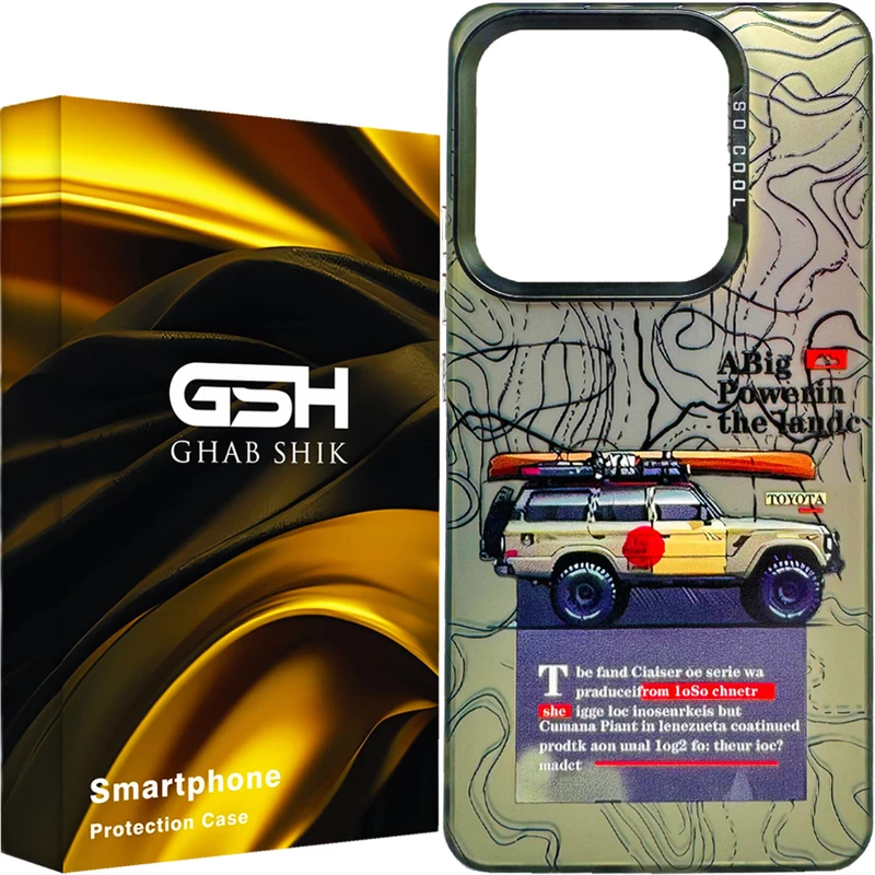 کاور قاب شیک طرح تویتا مناسب برای گوشی موبایل شیائومی Redmi Note 14 4G / Redmi Note 13 4G