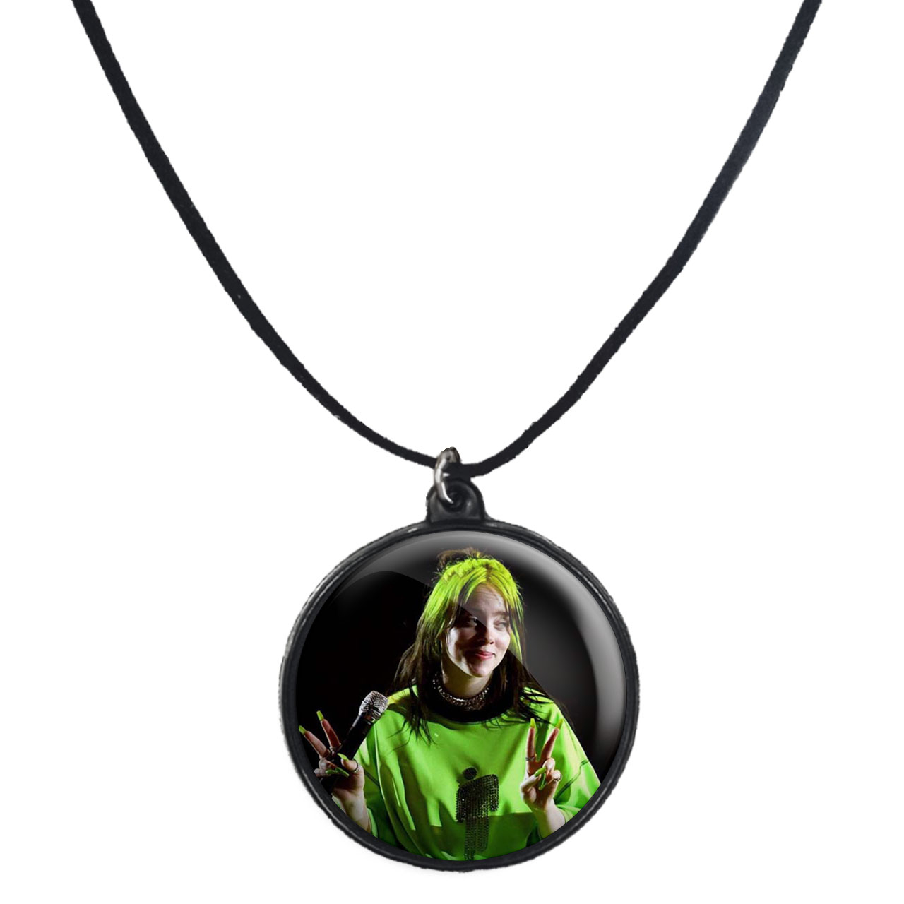 گردنبند پرمانه طرح بیلی آیلیش کد pmb.811 مدل دو طرفه