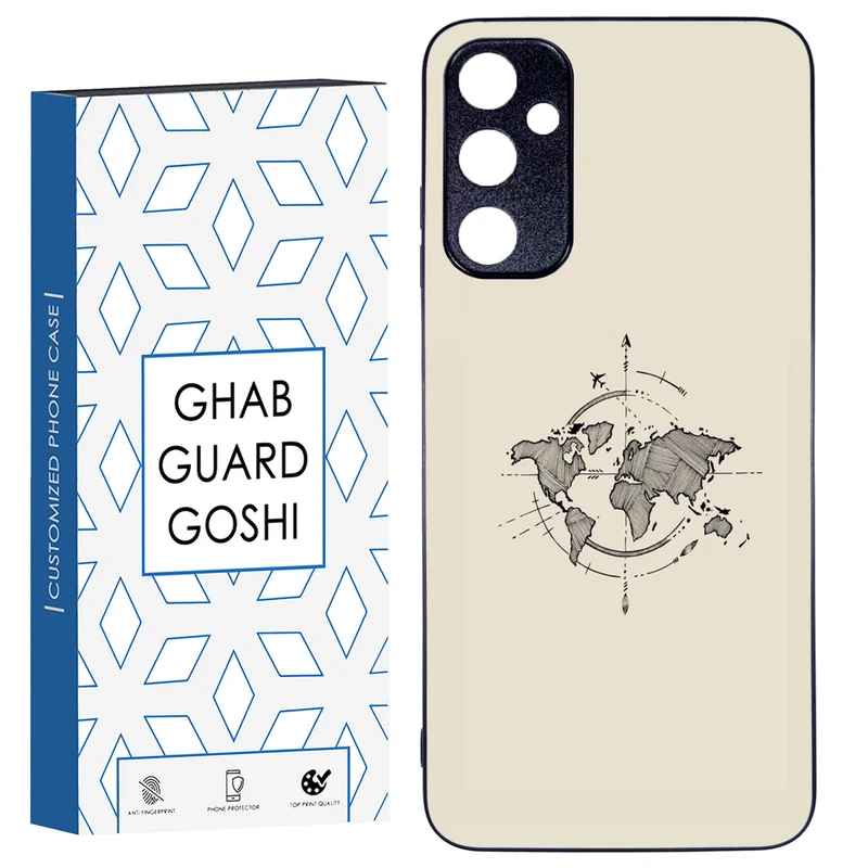 کاور قاب گارد گوشی طرح نقشه کد TPU-175 مناسب برای گوشی موبایل سامسونگ Galaxy A05S