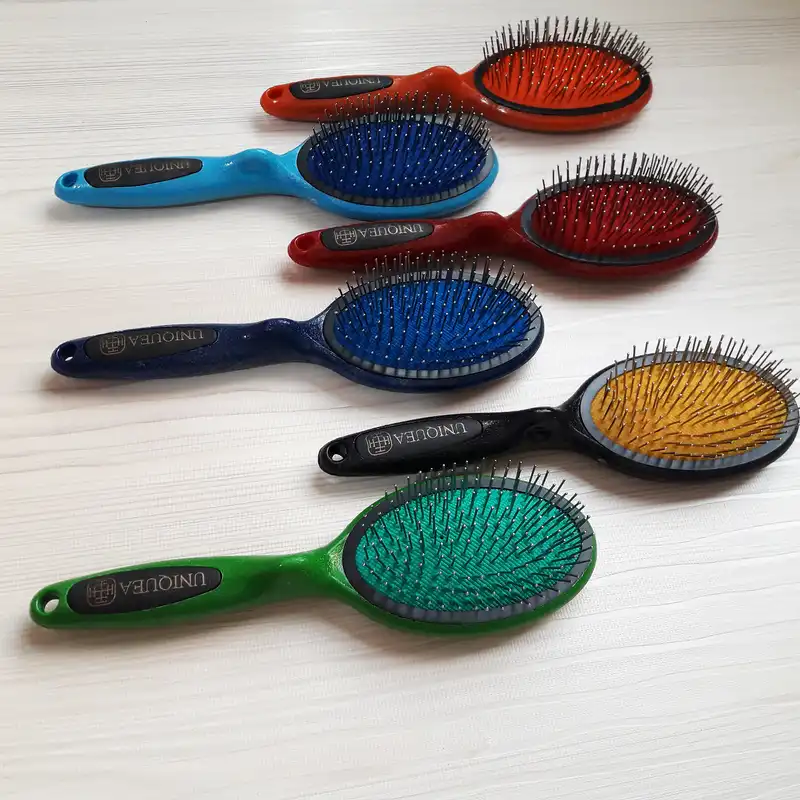 برس مو یونیکا طرح الوان بسته 6 عددی