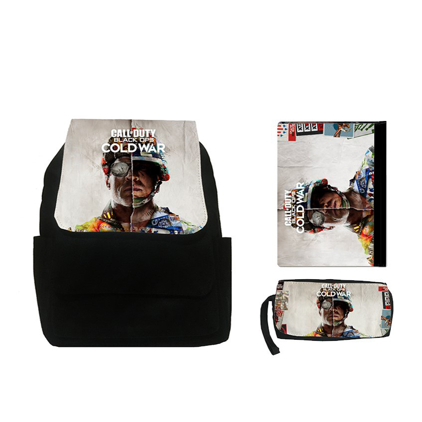 کوله پشتی طرح کال اف دیوتی کد S9 به همراه کلاسور و جامدادی کوله پشتی طرح کال اف دیوتی کد S9 به همراه کلاسور و جامدادی