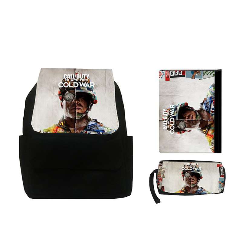 کوله پشتی طرح کال اف دیوتی کد S9 به همراه کلاسور و جامدادی کوله پشتی طرح کال اف دیوتی کد S9 به همراه کلاسور و جامدادی