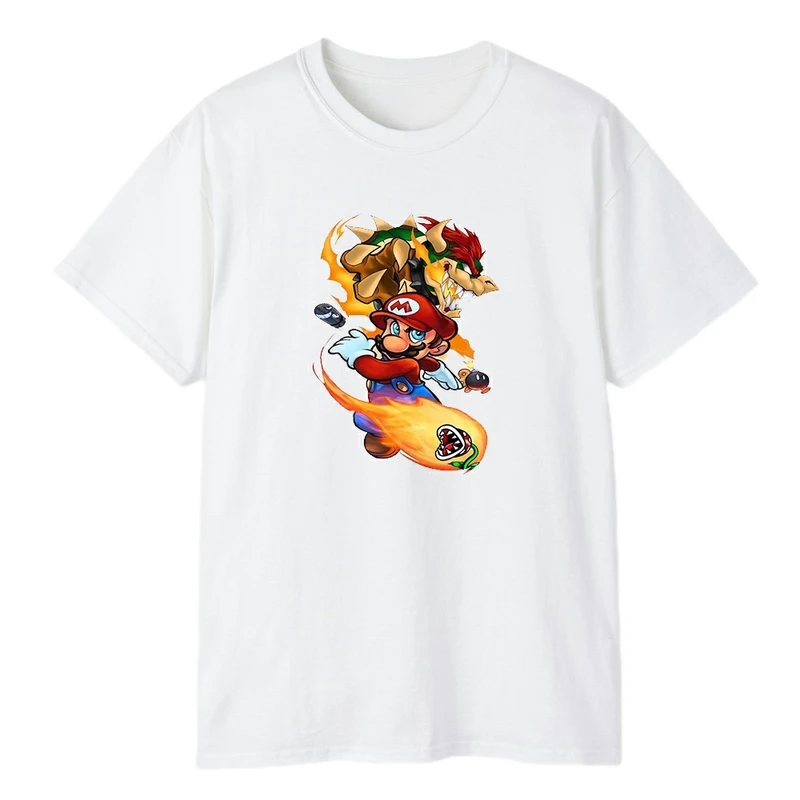 تی شرت آستین کوتاه مردانه مدل گیم برادران سوپر ماریو کد 035
