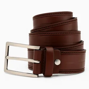 کمربند چرم مردانه مدل کلاسیک زبانه ای