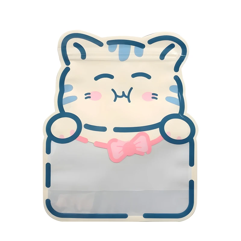 پاکت کادویی مدل زیپ کیپ طرح گربه بسته سه عددی