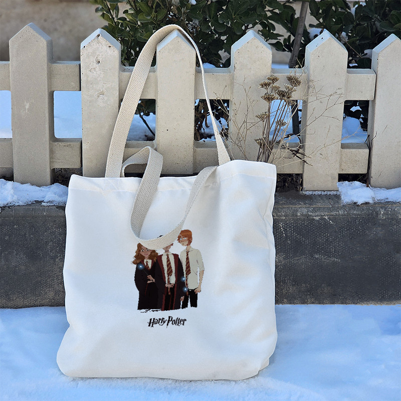 ساک خرید خندالو مدل رون و هرمیون پاتر Harry Potter کد 1601