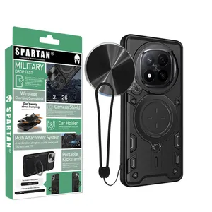 Spartan Magnet Ring Cover For Xiaomi Redmi Note 14 Pro 4G