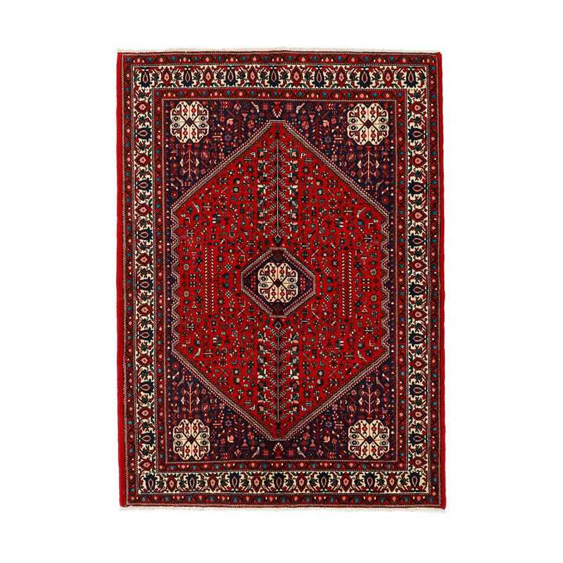 فرش دستبافت سه و نیم متری مدل قشقایی بافت آباده کد 580147