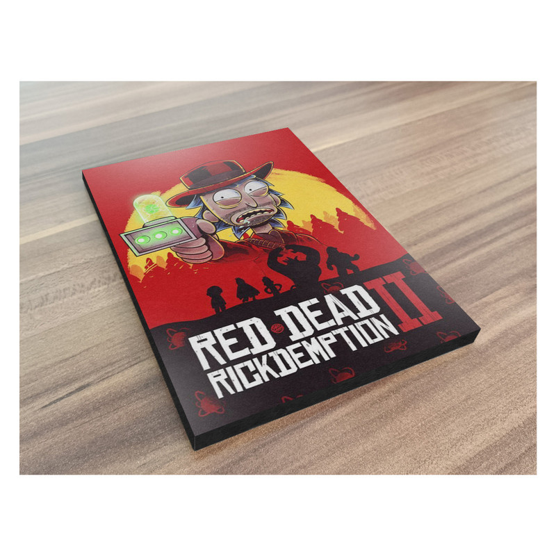 تابلو شاسی گوفی مدل ریک در بازی رد دد ردمشن انیمیشن ریک و مورتی طرح Rickdemption کد RED21 تابلو شاسی گوفی مدل ریک در بازی رد دد ردمشن انیمیشن ریک و مورتی طرح Rickdemption کد RED21