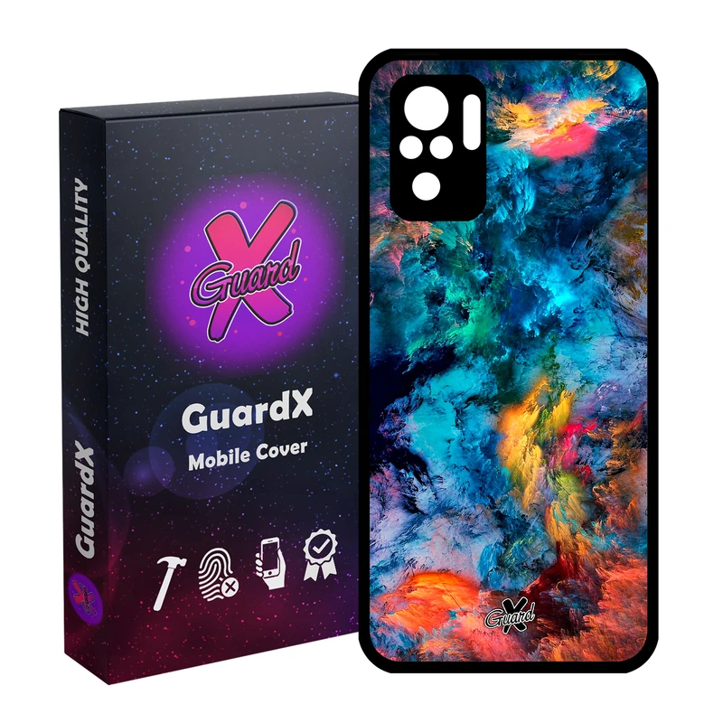 کاور گارد ایکس طرح Colors مدل Glass10117 مناسب برای گوشی موبایل شیائومی Redmi Note 10 4G / Note 10S