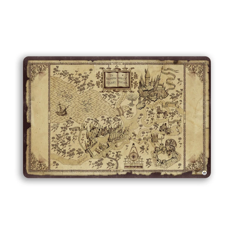 ماوس پد مخصوص بازی شادیت مدل نقشه هری پاتر کد367 سایز 37*24 سانتی متر