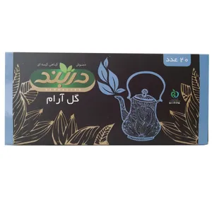 دمنوش گل محمدی دربند مدل Placid Flower بسته 20 عددی