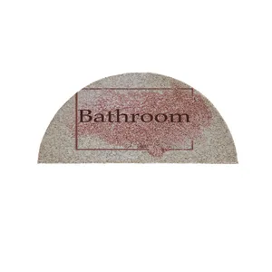 پادری مدل نیم دایره طرح حمام کد 8505 سایز 90×45 سانتی متر