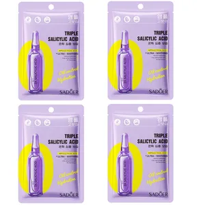 ماسک صورت سادور مدل سالیسیلیک اسید مناسب برای انواع پوست وزن 25 گرم بسته 4 عددی