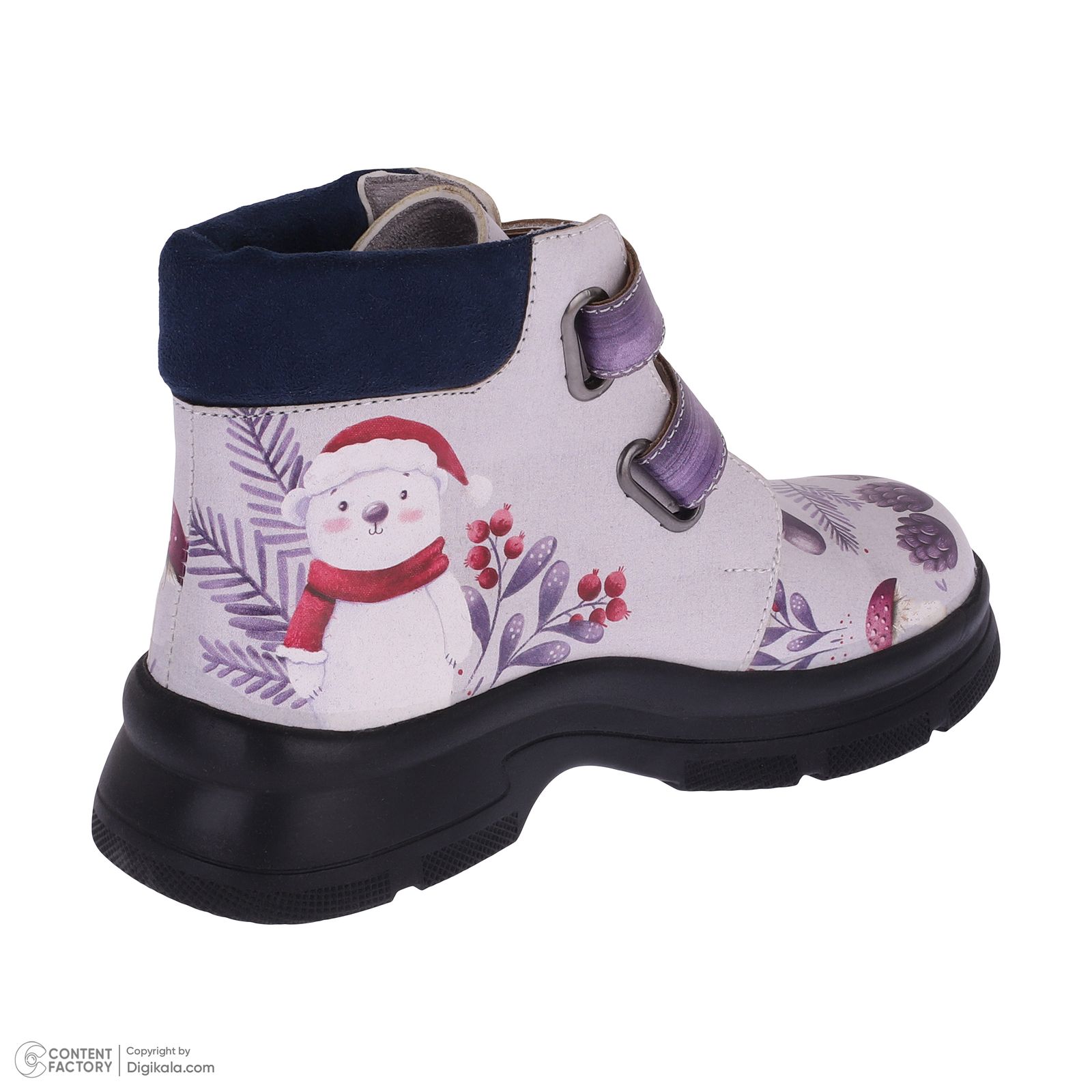 نیم بوت دخترانه دندی مدل dnd-vian03 طرح shibear -  - 5