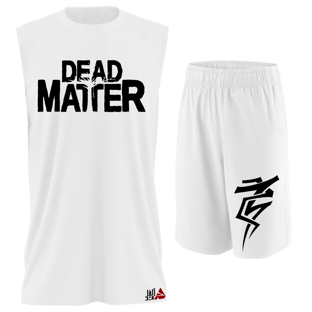 ست تاپ و شلوارک مردانه آلفامد مدل DEAD MATER کد TPSM025